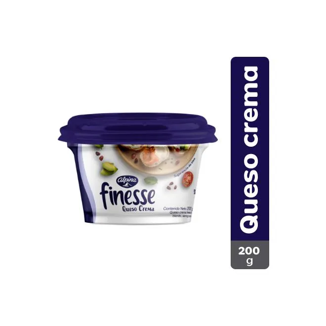 Queso crema Finesse Vaso 200 g