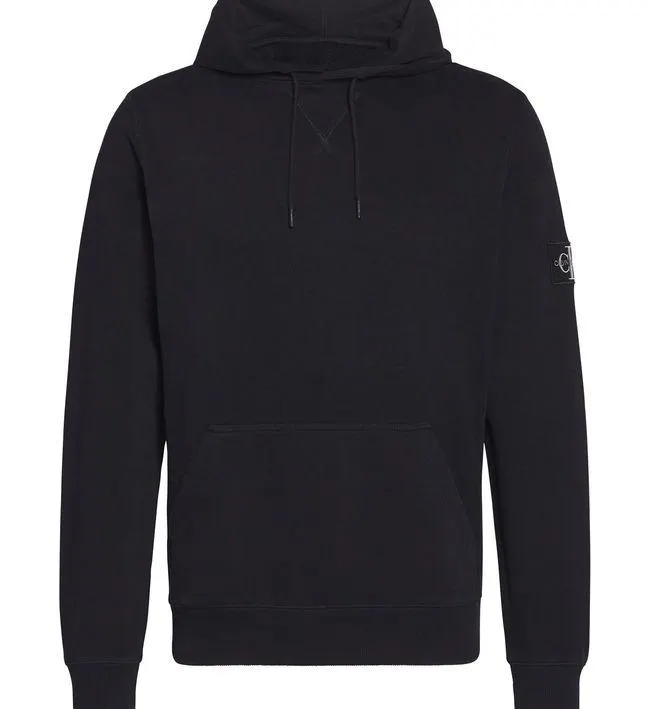 Buzo De Algodón Orgánico Con Capucha Hombre Negro