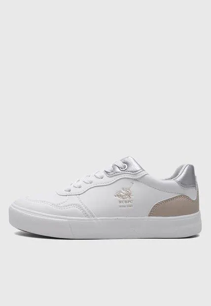 Tenis Lifestyle Blanco-Plateado-Nude Royal County of Berkshire Polo Club