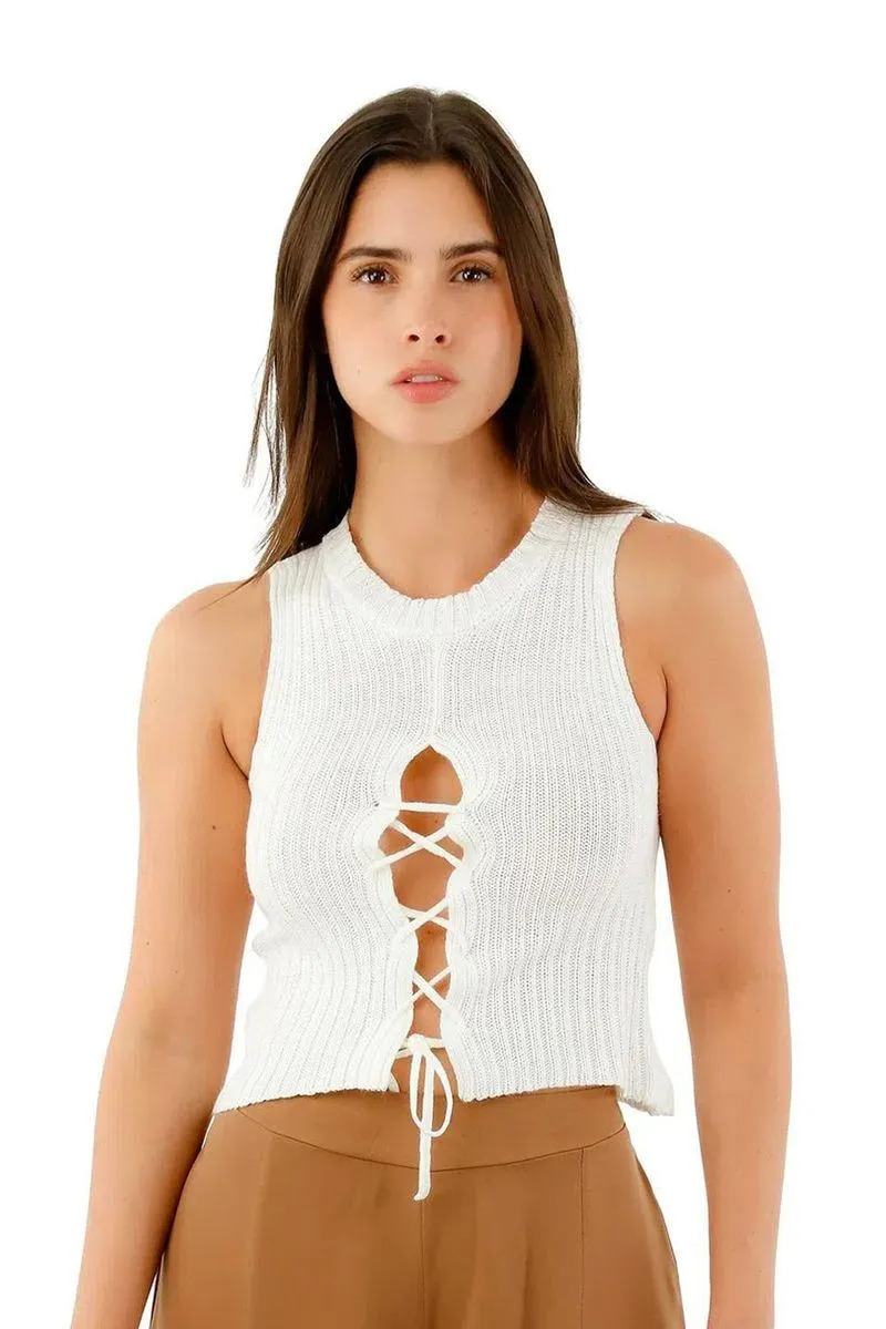 Top Marfil para mujer Bruna