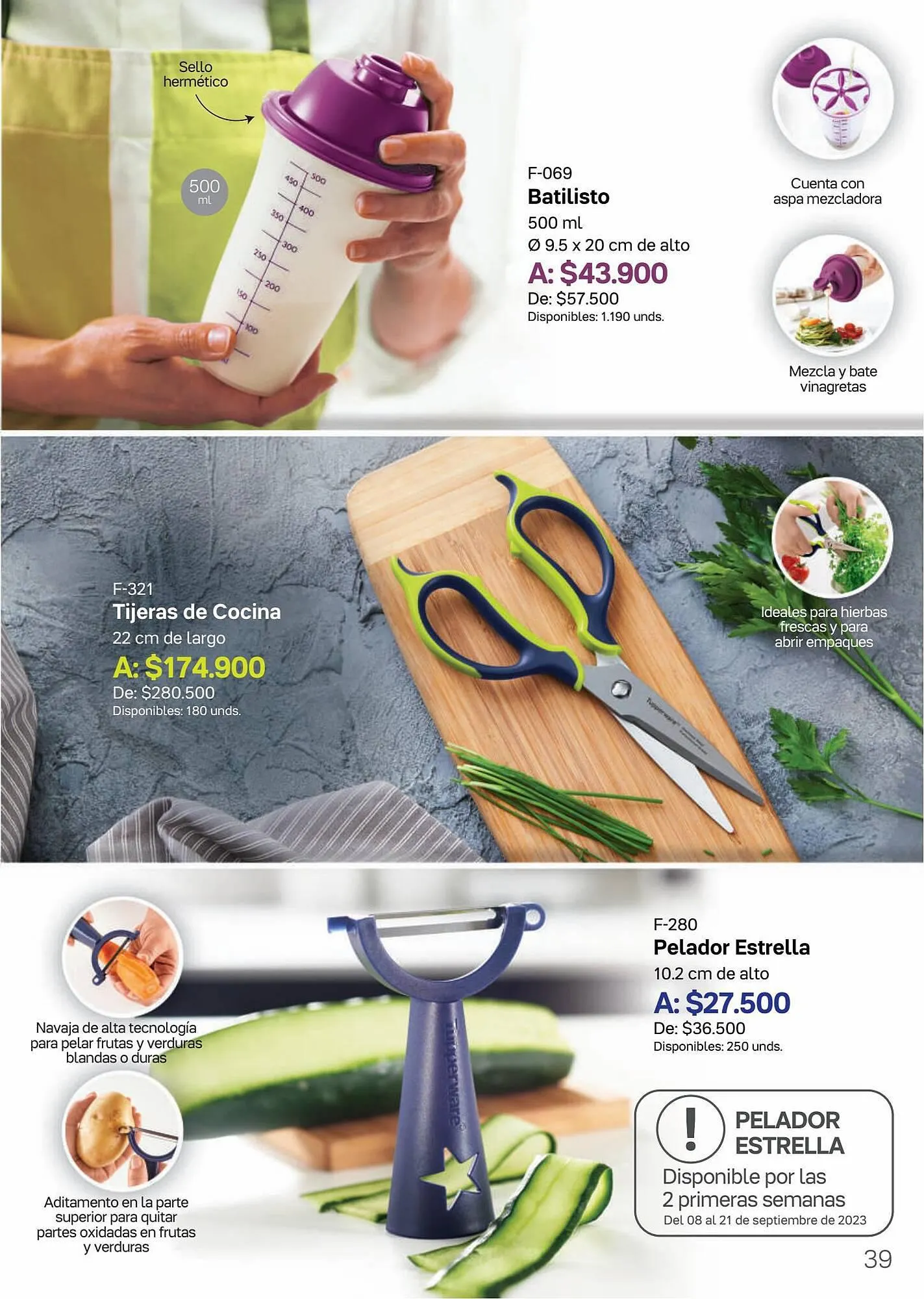 Catalogo de Catálogo Tupperware 8 de septiembre al 5 de octubre 2023 - Pag 39
