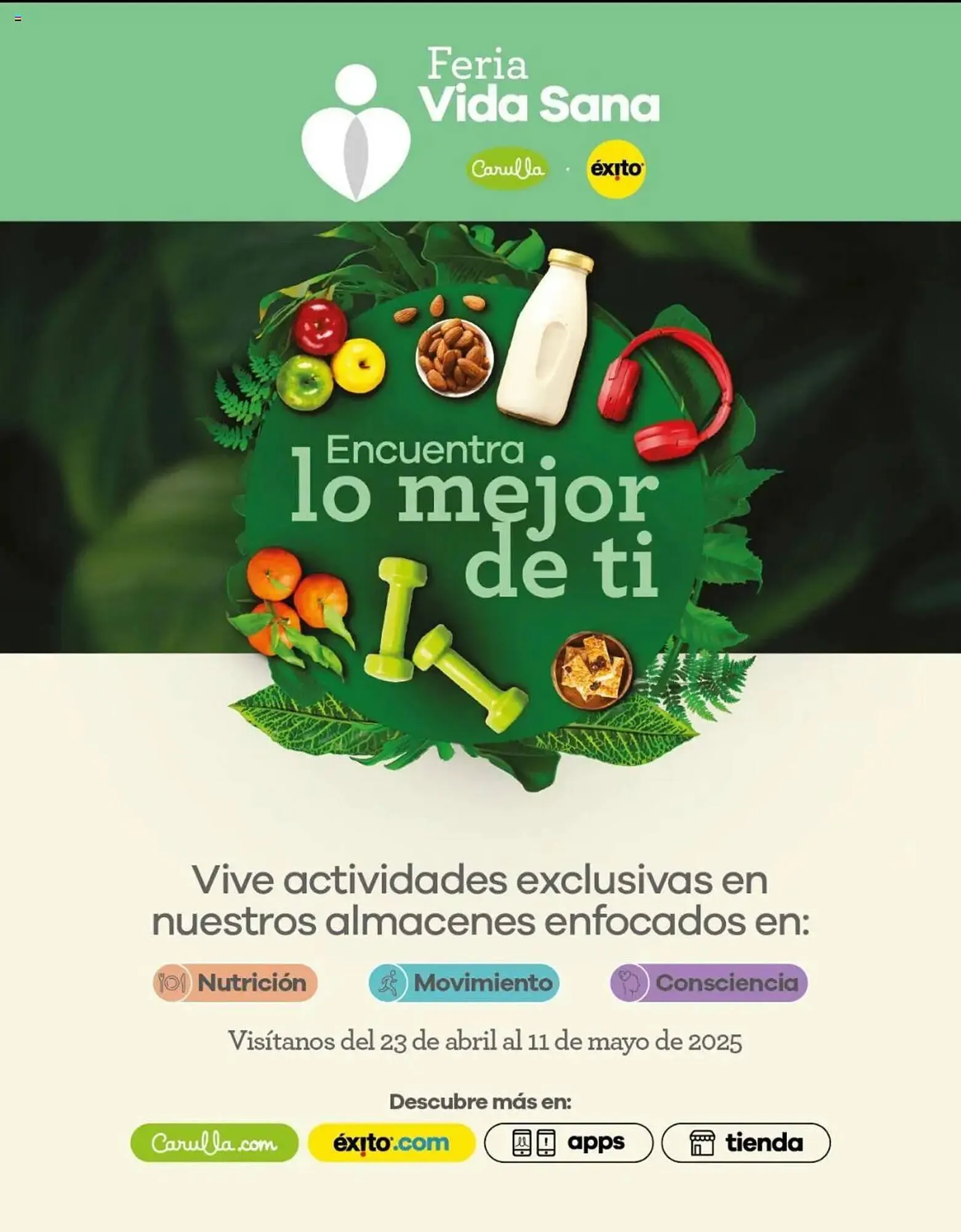 Catalogo de Catálogo Carulla 23 de abril al 11 de mayo 2025 - Pag 1