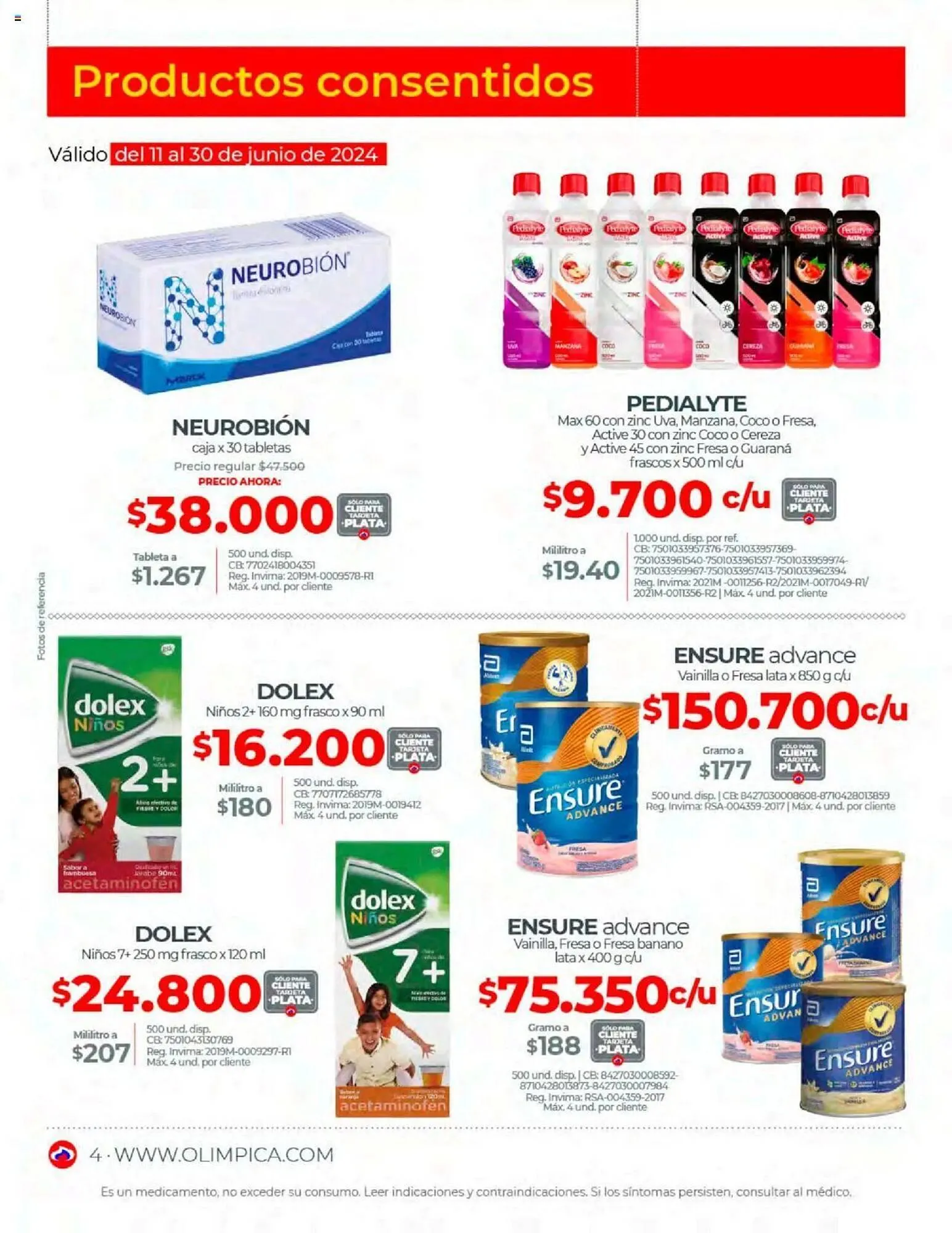 Catalogo de Catálogo Olímpica 1 de junio al 30 de junio 2024 - Pag 4