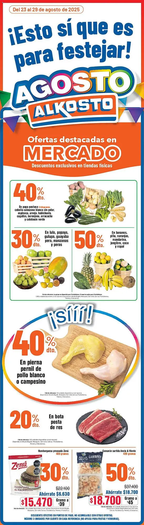 Catalogo de Catálogo Alkosto 23 de agosto al 30 de agosto 2025 - Pag 1