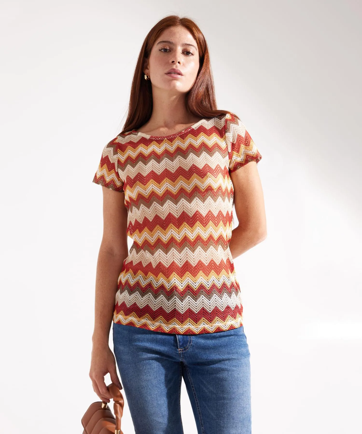Camiseta Manga Corta Escote Redondo Missoni