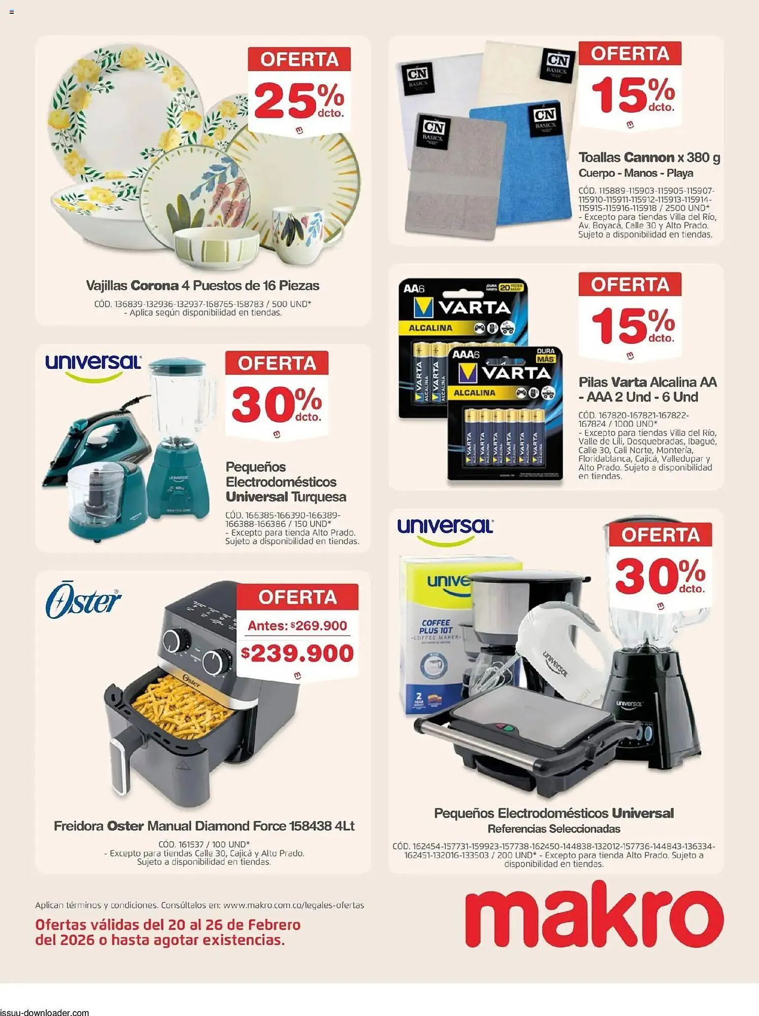 Catalogo de Catálogo Makro 20 de febrero al 27 de febrero 2026 - Pag 26