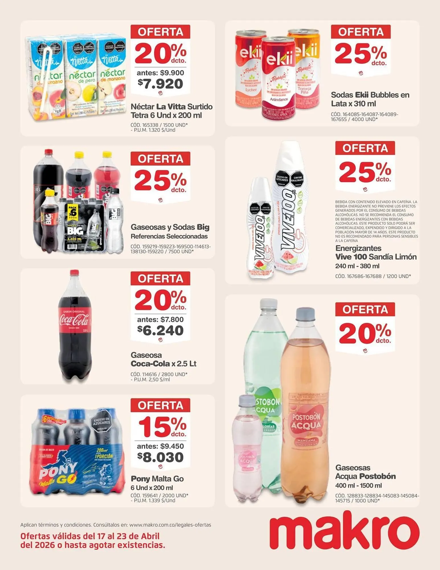 Catalogo de Catálogo Makro 21 de abril al 23 de abril 2026 - Pag 15
