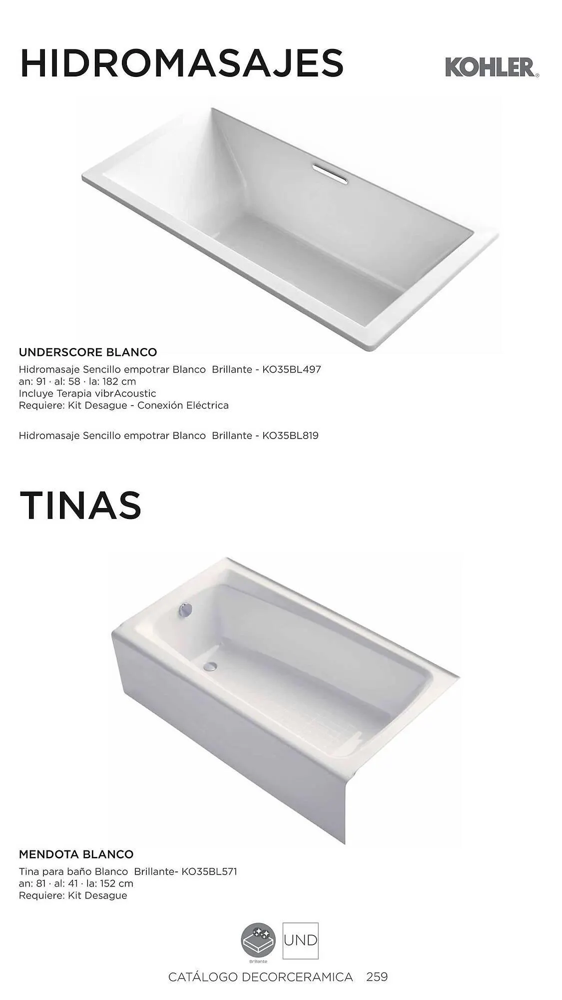 Catalogo de Catálogo Decorceramica 6 de noviembre al 6 de mayo 2025 - Pag 259