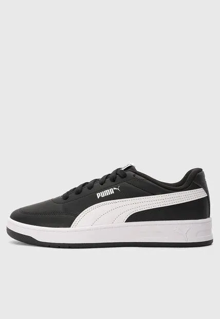 Tenis PUMA Court Classic Clean Negro