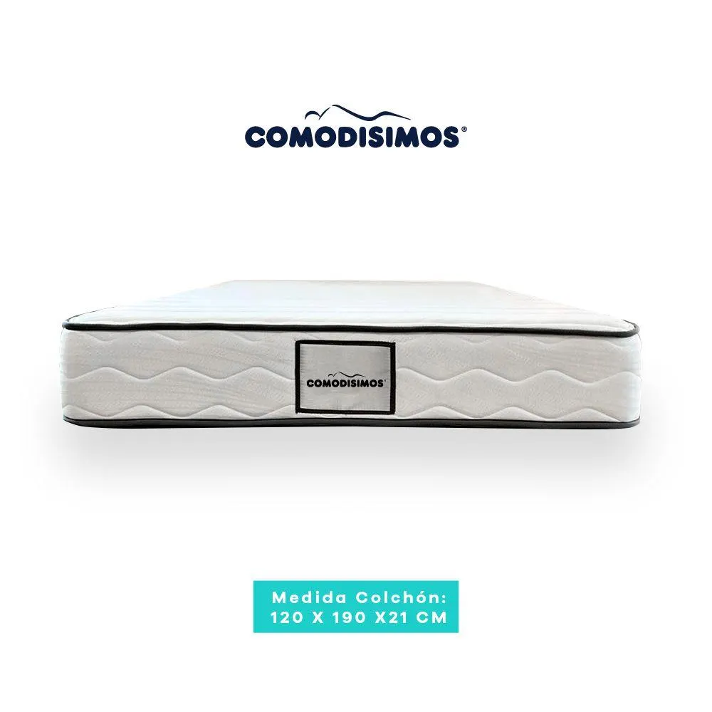 Colchón COMODISIMOS Semidoble (120 x 190 cm) ACCESS CLASSIC FOAM Espumado Firme .