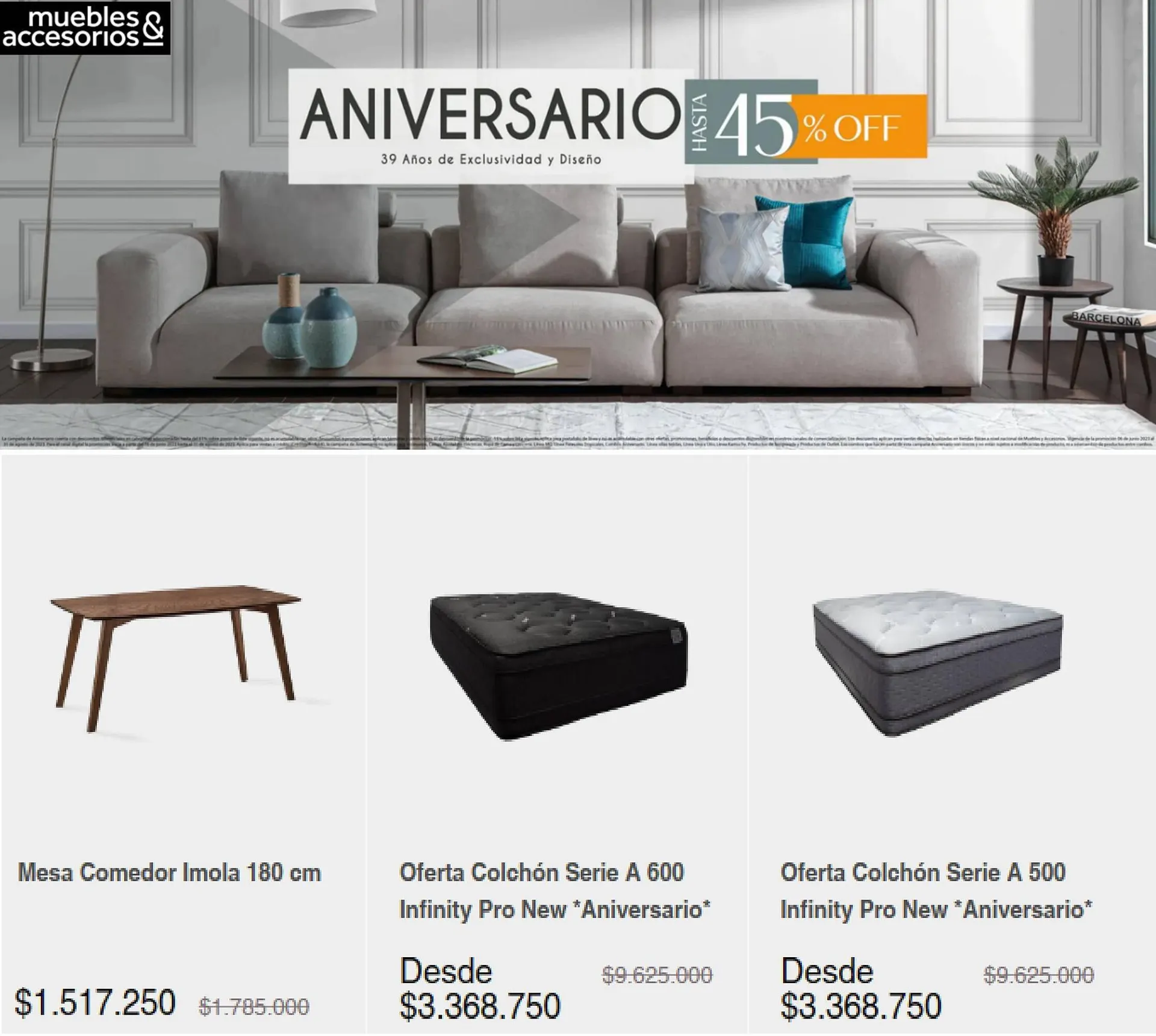 Catalogo de Catálogo Muebles & Accesorios 10 de julio al 31 de agosto 2023 - Pag 4