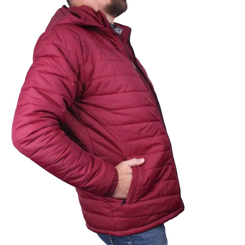 Chaqueta Alcochada Para Hombre Lec Lee - Vinotinto