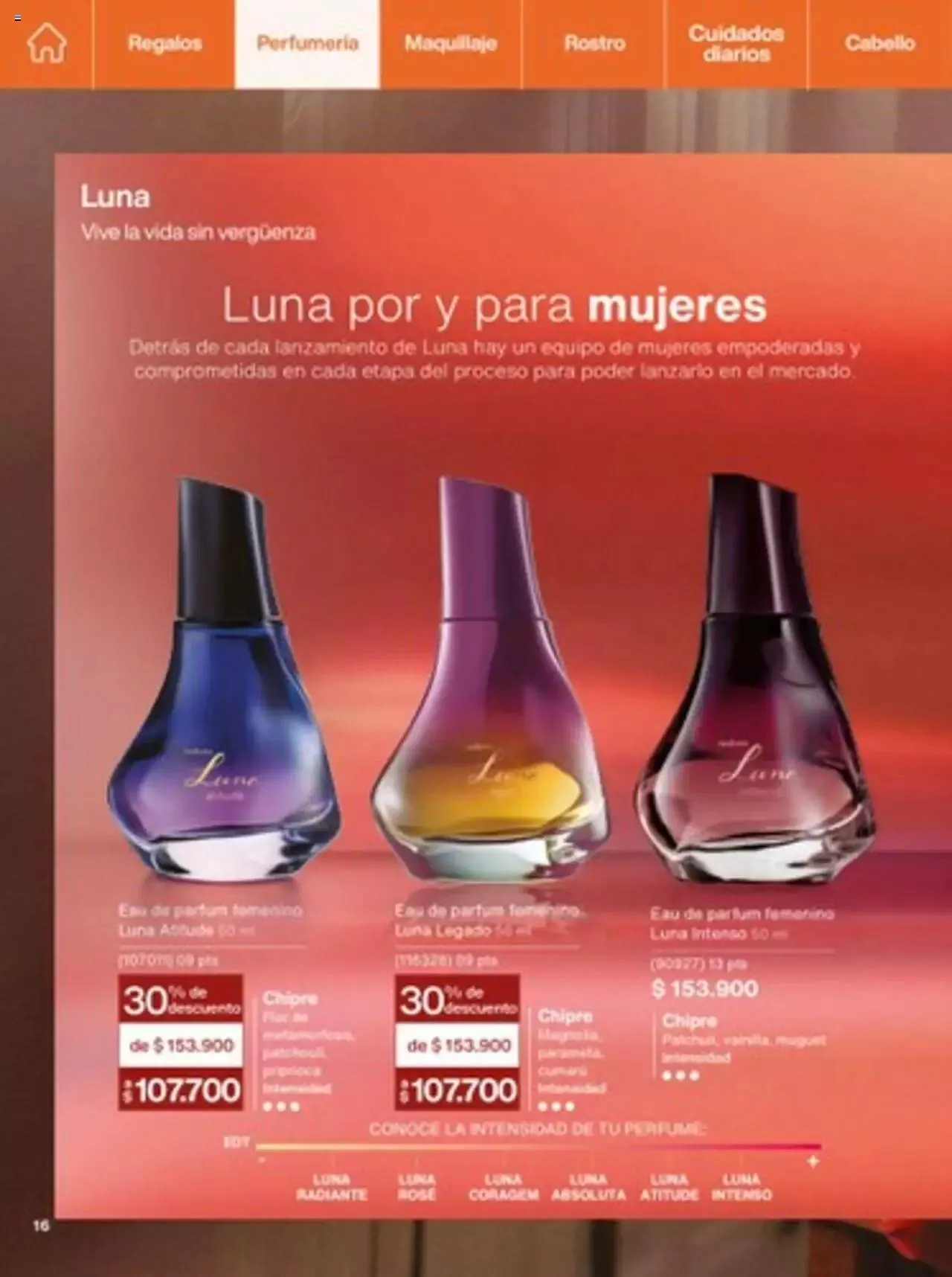 Catalogo de Natura - C14 Nueva Bruma Hidra Fix y Primer Facial FPS 40 1 de octubre al 31 de diciembre 2023 - Pag 16