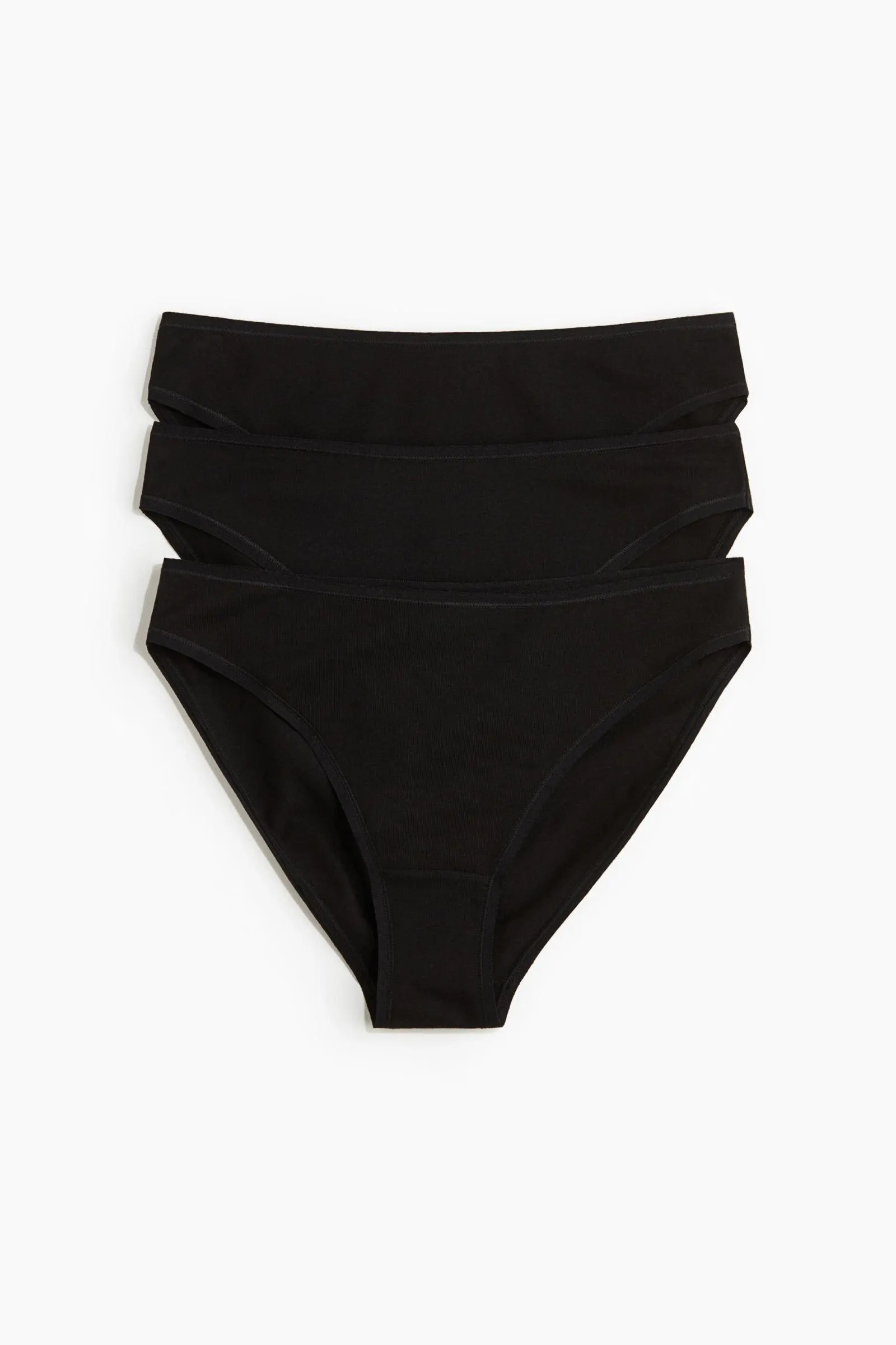 Pack de 3 pantis de bikini en algodón