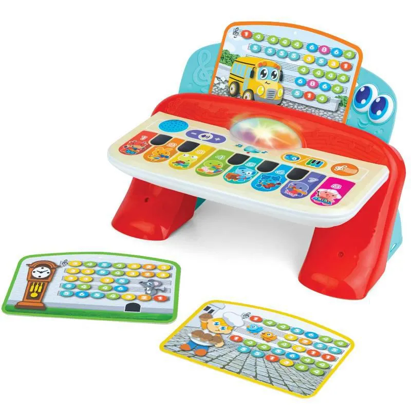Piano Interactivo de Aprendizaje para Bebé WINFUN, con Luces y sonido, a partir de 1 año (incluye pilas)