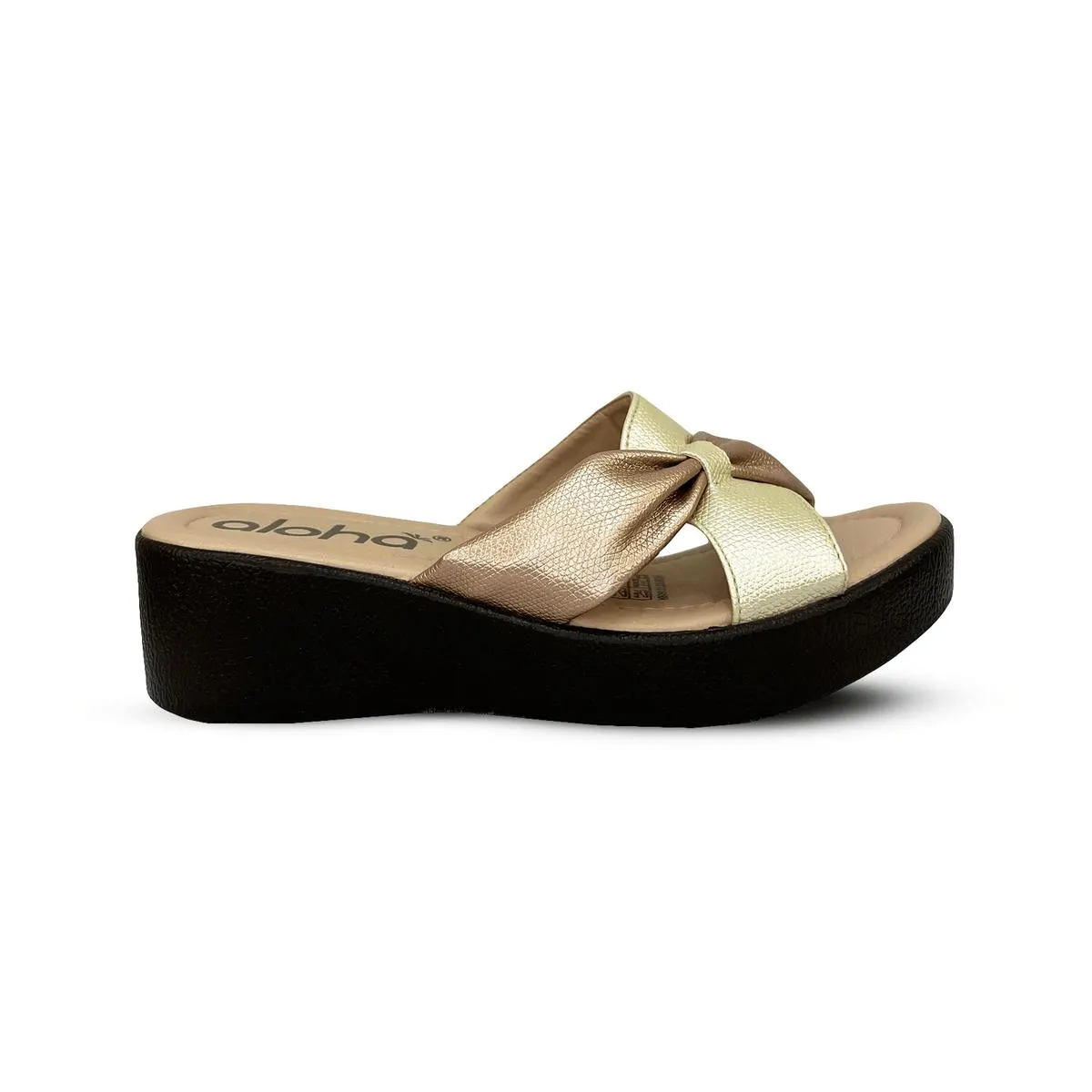 Sandalia Aloha Oro Rosa Para Mujer