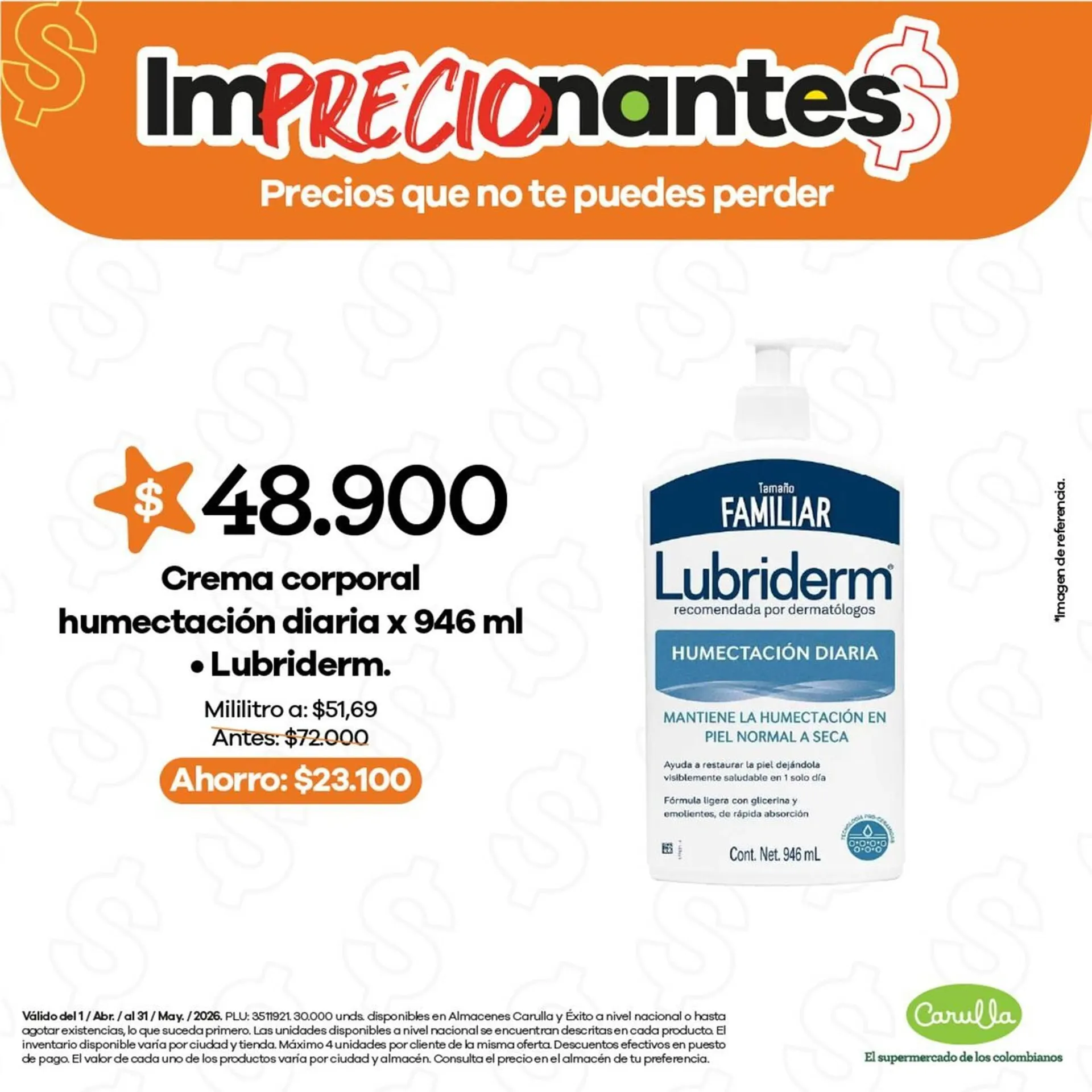 Catalogo de Catálogo Carulla 2 de abril al 31 de mayo 2026 - Pag 1