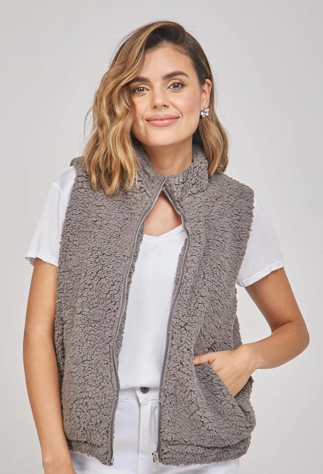 Chaleco Afelpado Mujer - SALE