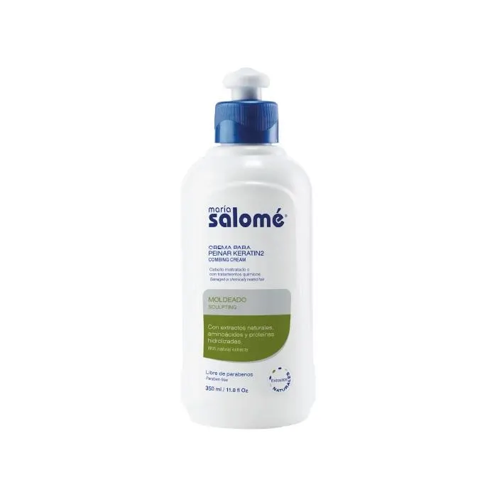 Crema Peinar Maria Salome Sin Sal Keratin 2 X 350Ml