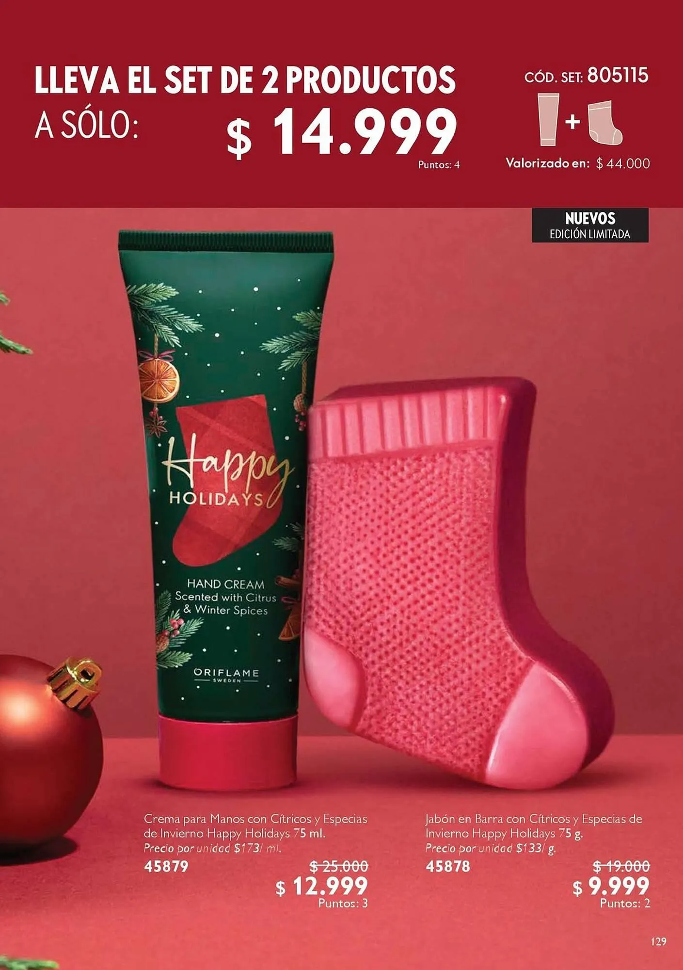 Catalogo de Catálogo Oriflame 6 de diciembre al 26 de diciembre 2025 - Pag 129