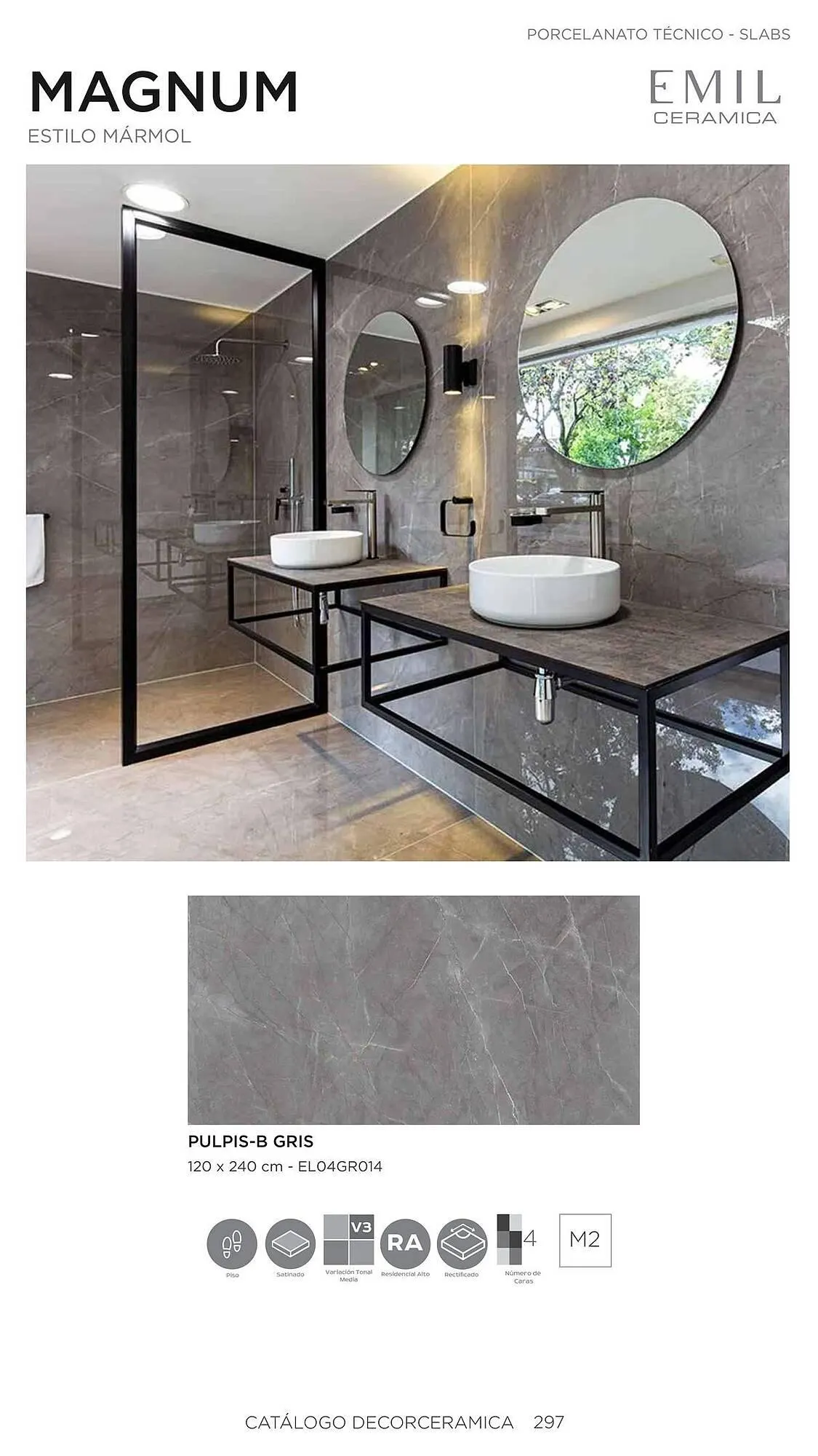 Catalogo de Catálogo Decorceramica 6 de noviembre al 6 de mayo 2025 - Pag 297