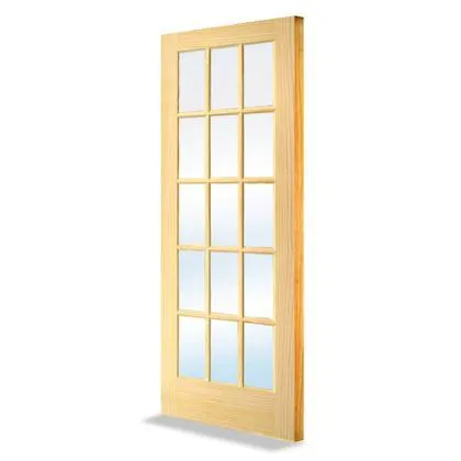 Puerta Pino 3 Paneles 15/Vid 86x203cm