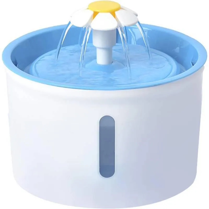 Fuente agua purificadora con filtro mascotas 16LT azul