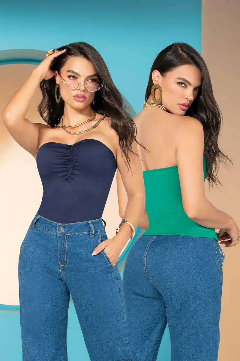 CAMISETA X 2 STRAPLESS Multicolor