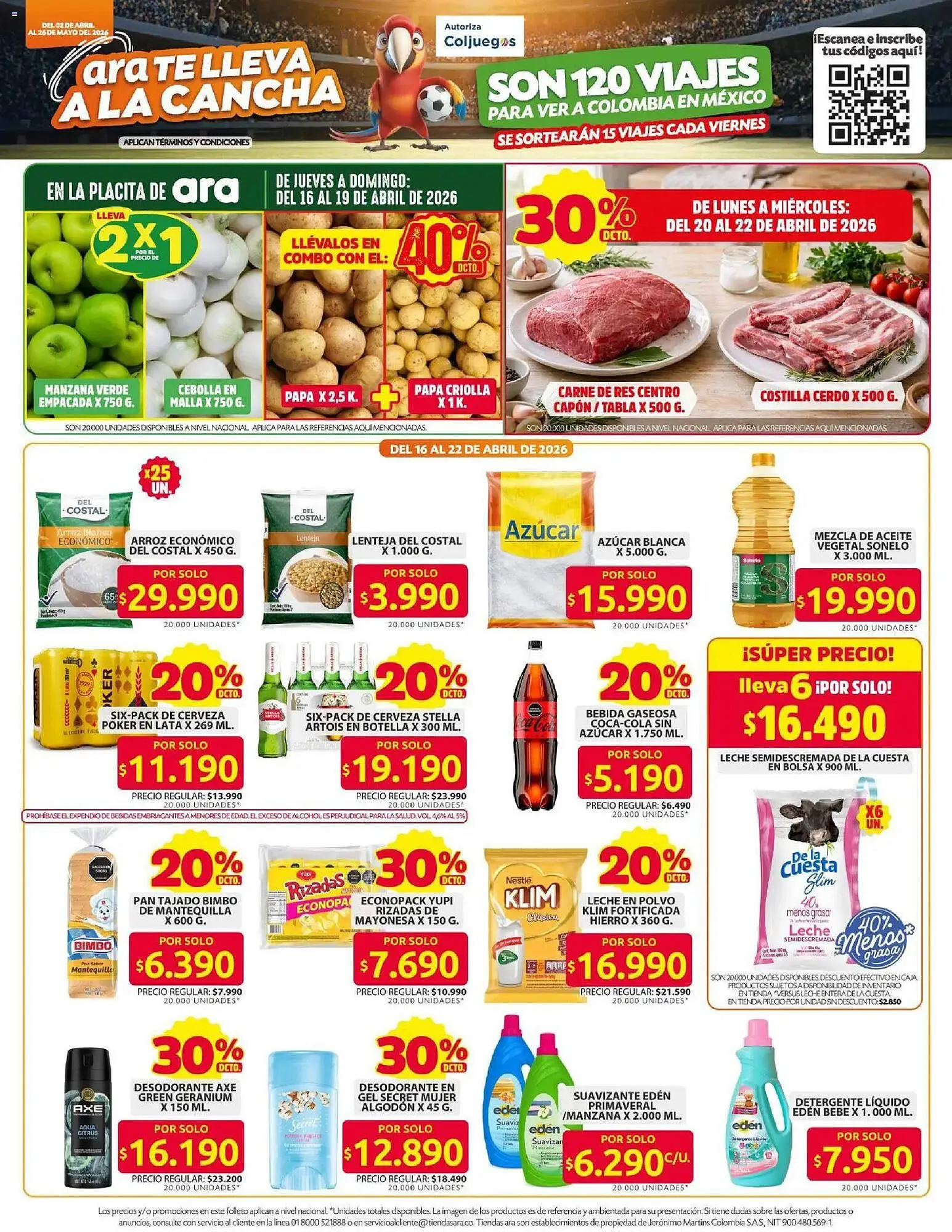 Catalogo de Catálogo Ara 16 de abril al 23 de abril 2026 - Pag 1