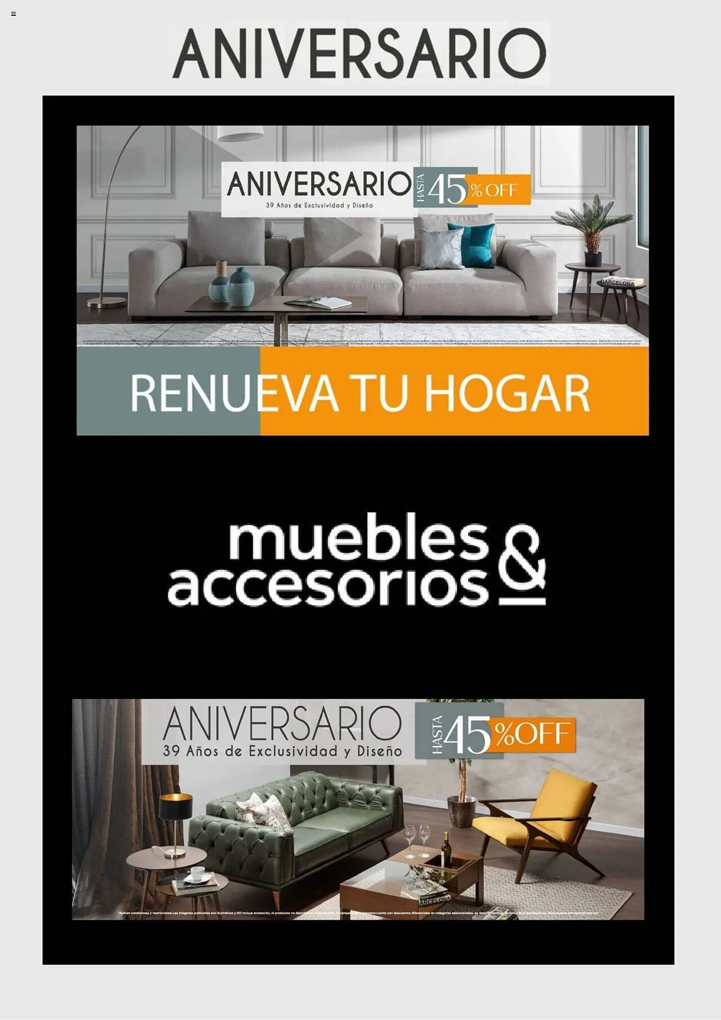 Catálogo Muebles & Accesorios - 1