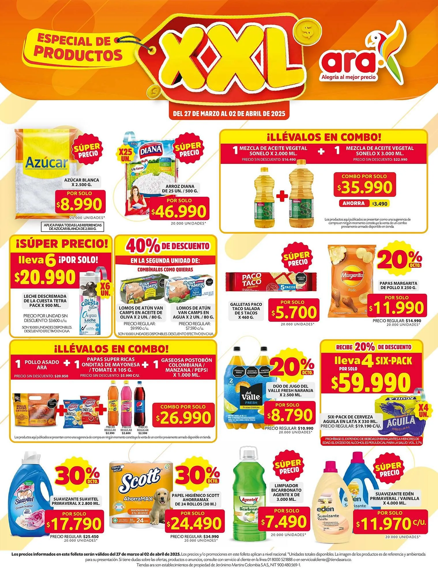 Catalogo de Catálogo Ara 27 de marzo al 2 de abril 2025 - Pag 1