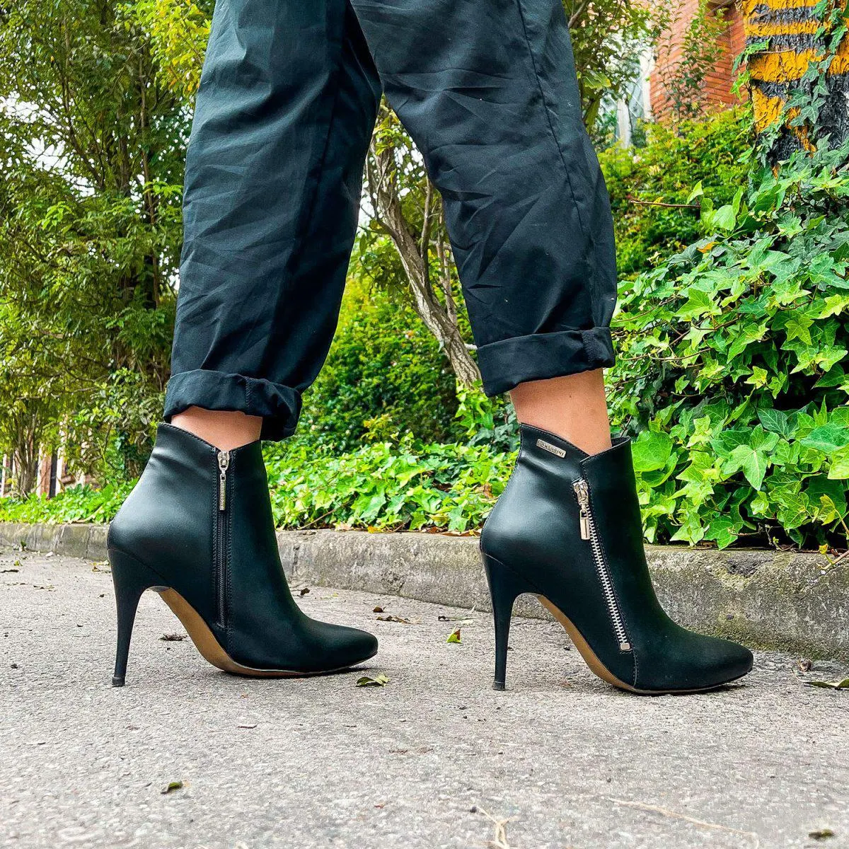 BOTINES PARA MUJER PANDORA NEGRO