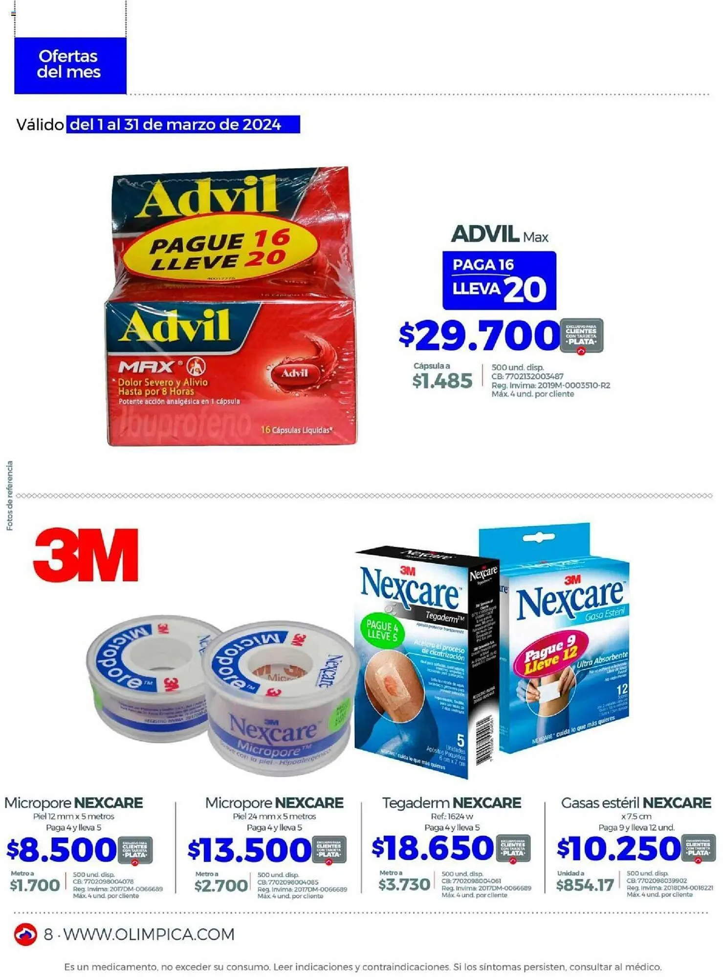 Catalogo de Catálogo Olímpica 1 de marzo al 31 de marzo 2024 - Pag 8