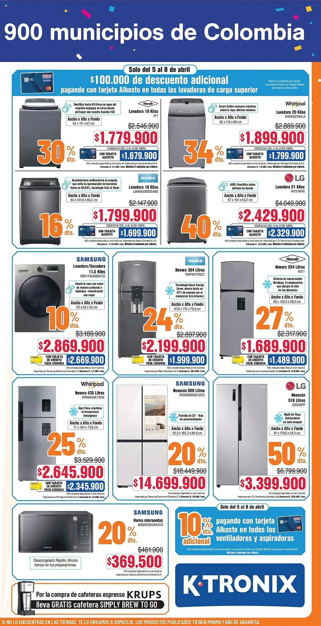 Catalogo de Catálogo Alkosto 6 de abril al 6 de abril 2025 - Pag 3