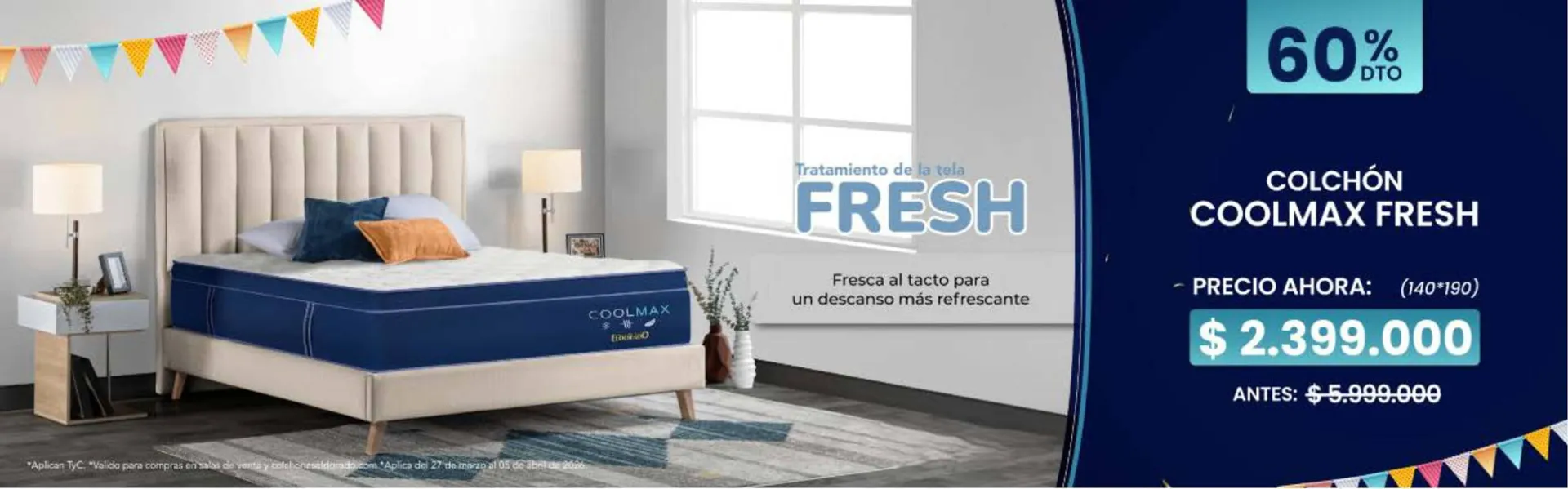 Catalogo de Catálogo Colchones El Dorado 30 de marzo al 6 de abril 2026 - Pag 4