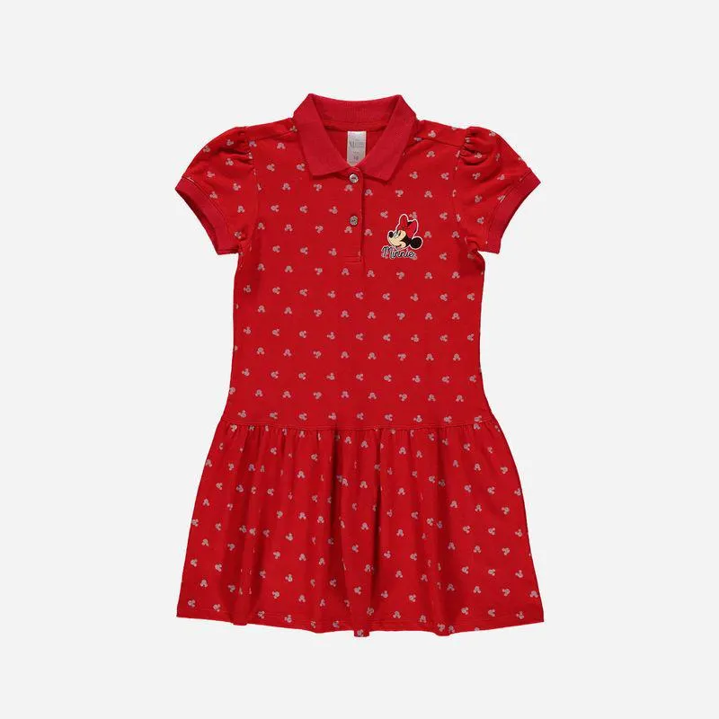 Vestido de niña, rojo de Minnie Mouse ©Disney