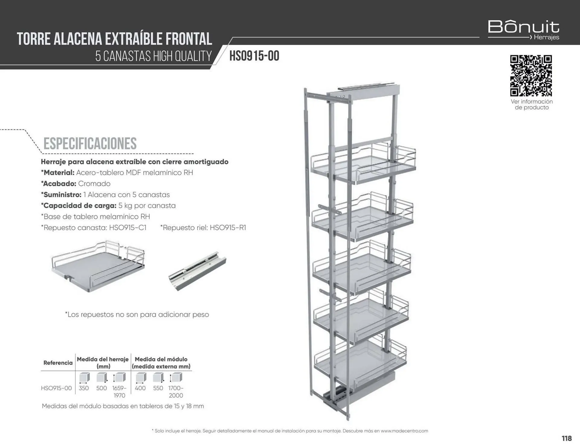 Catalogo de Catálogo Madecentro 8 de abril al 30 de abril 2025 - Pag 116