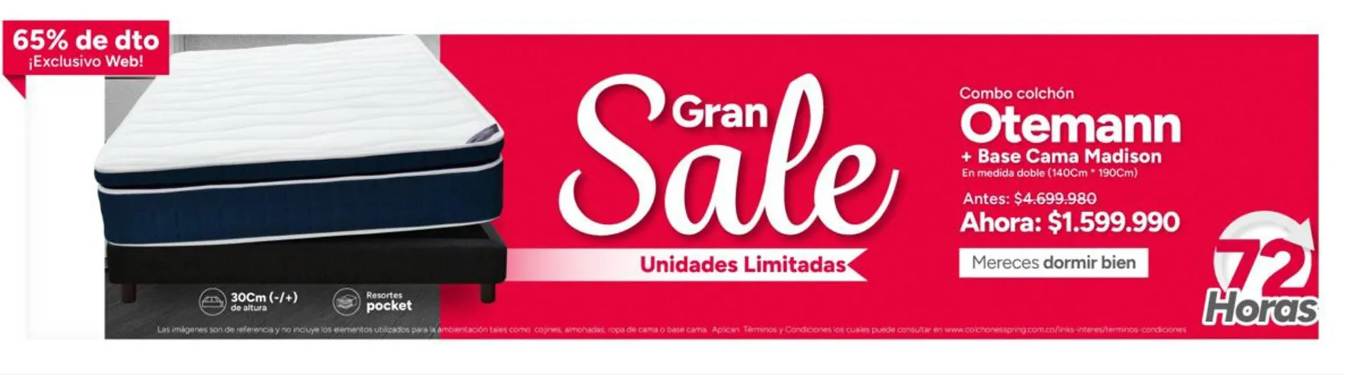 Catalogo de Catálogo Colchones Spring 7 de julio al 18 de julio 2025 - Pag 2