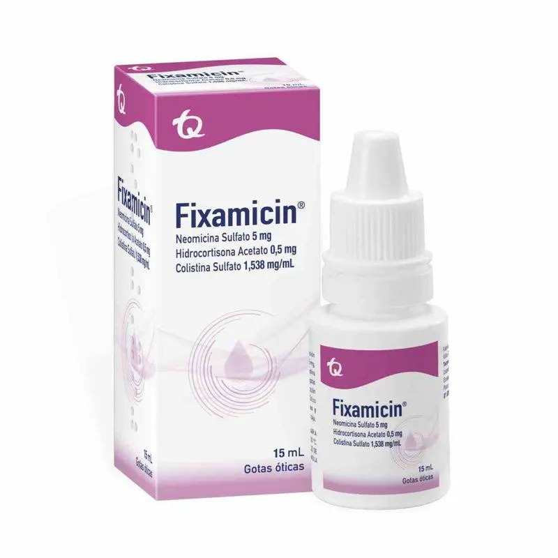 Fixamicin Gotas Oticas Frasco X 15 Ml