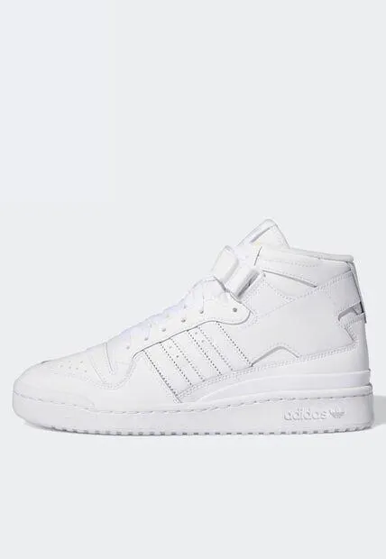 Tenis adidas Originals Forum Mid Blanco