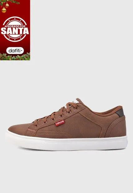 Tenis Lifestyle Azul-Café Levi's Jeffrey Waxe