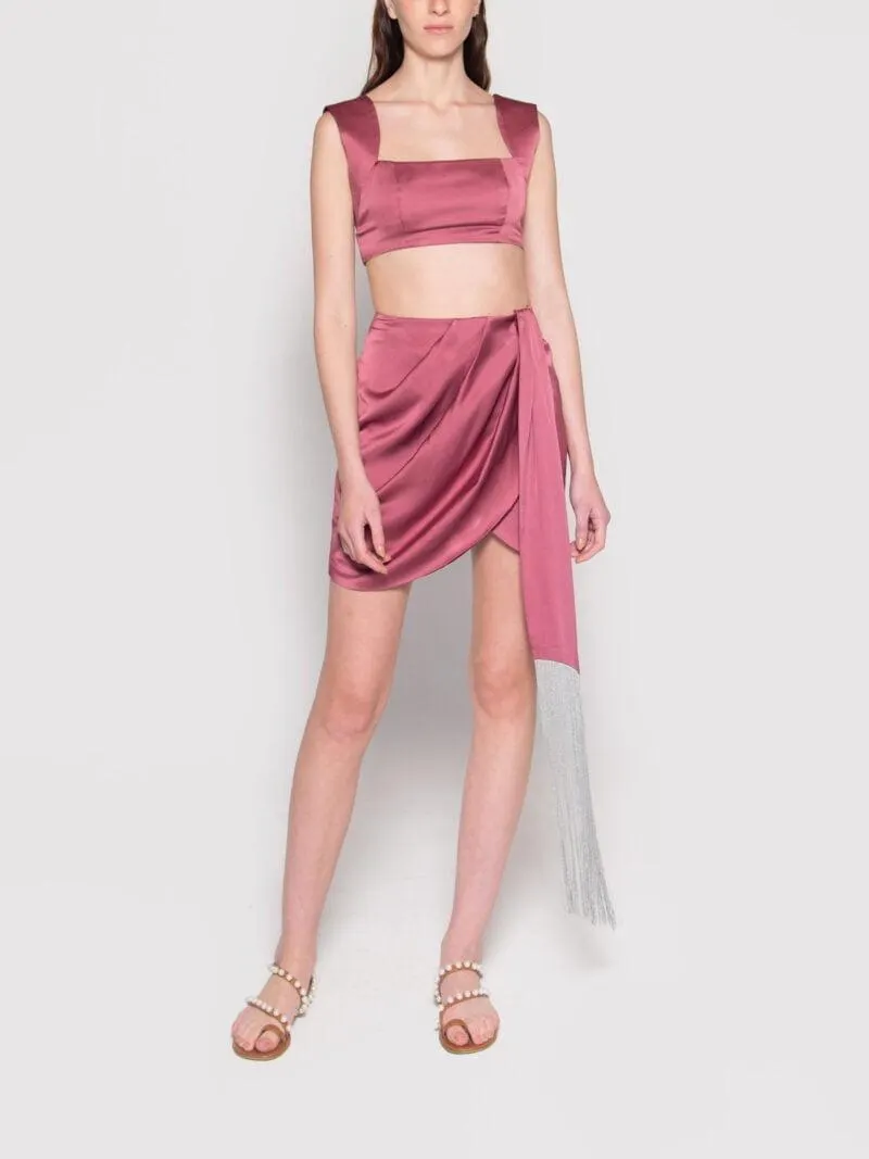 AURA RASPBERRY SKIRT