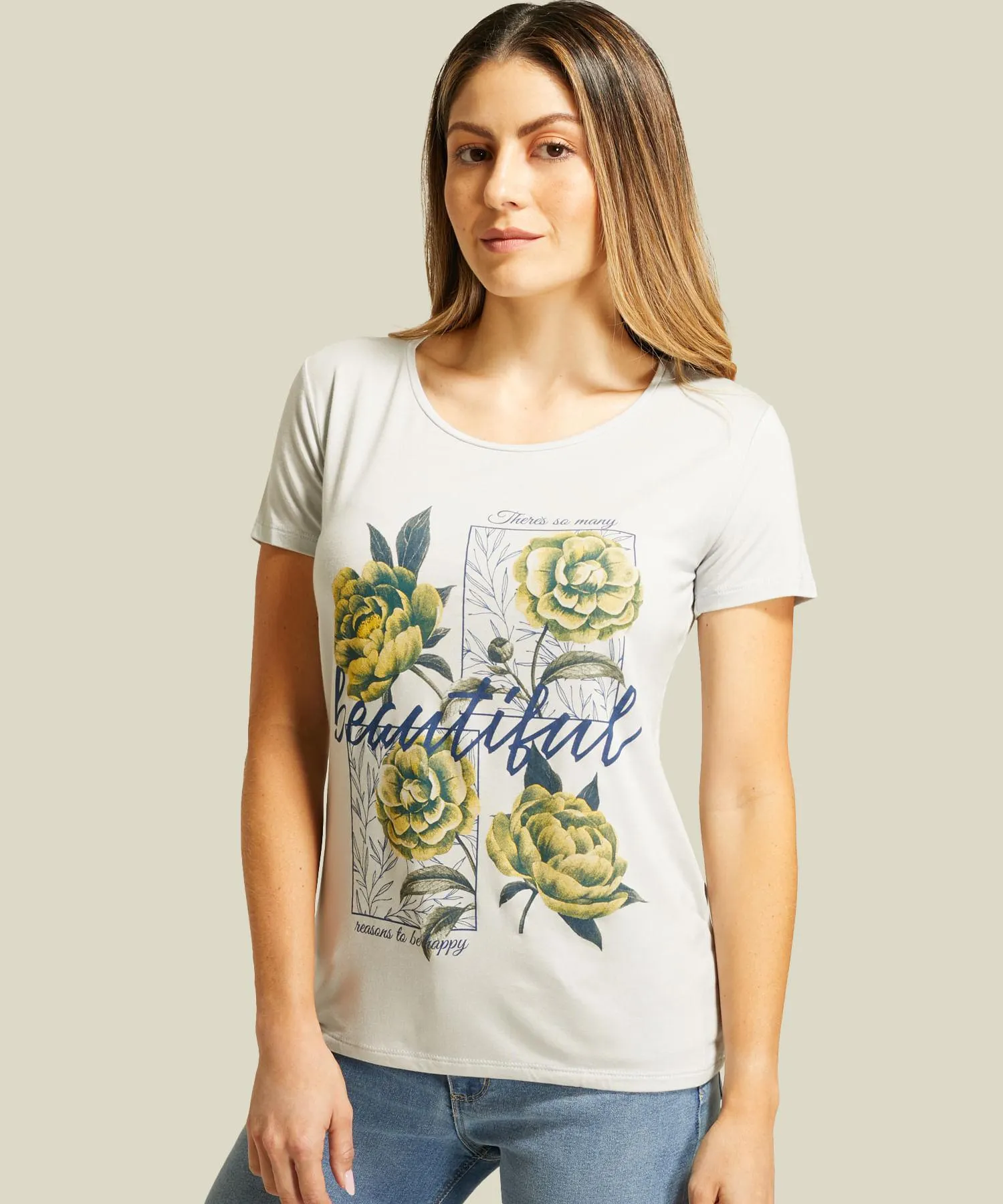 Camiseta Estampada Manga Corta