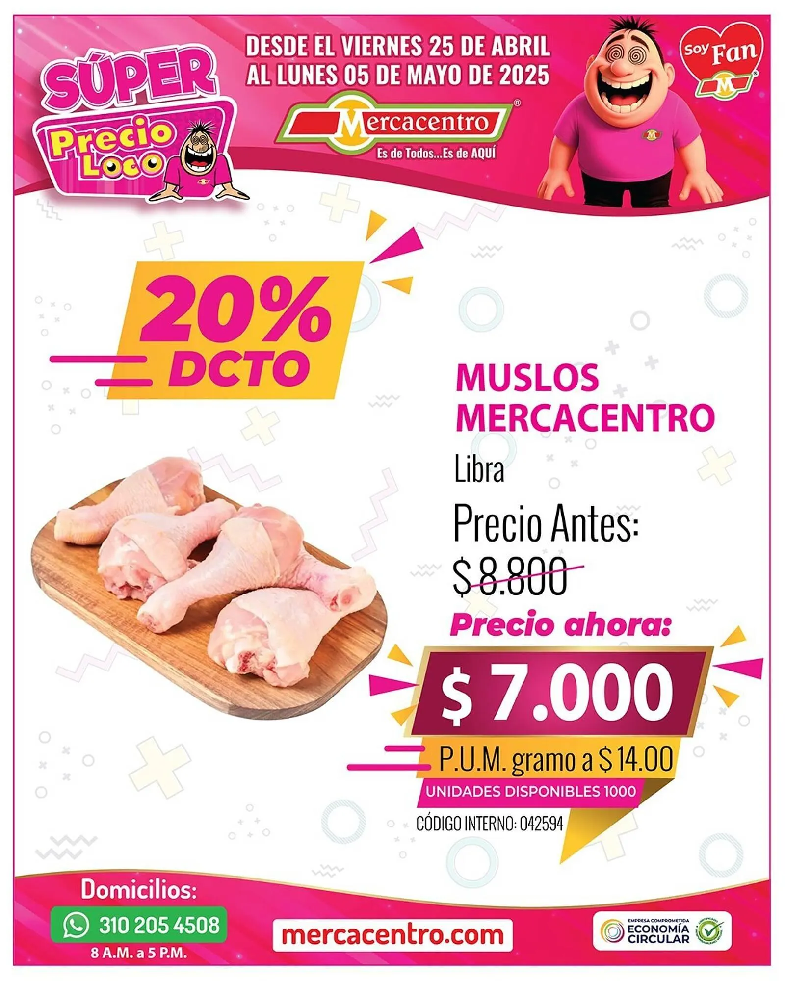 Catalogo de Catálogo MercaCentro 29 de abril al 5 de mayo 2025 - Pag 1