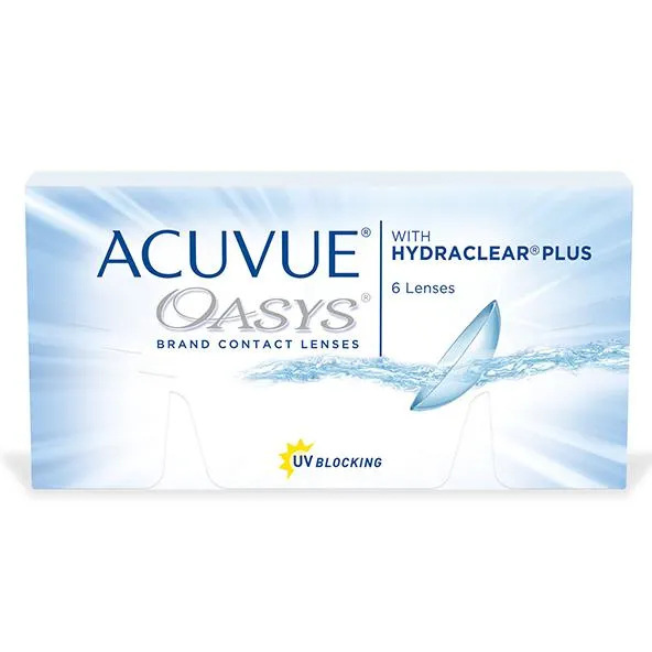 Lentes de contacto Acuvue Oasys con HydraClear Plus