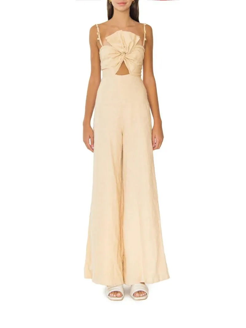 FORTUNATA JUMPSUIT LIGHT CAMEL