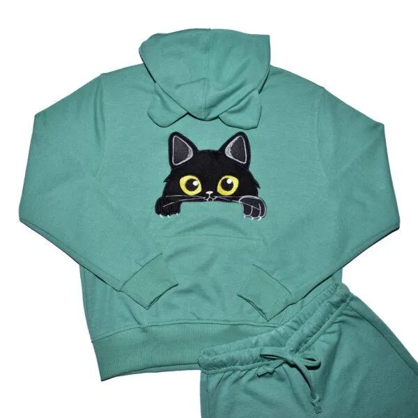 PIJAMA NICK GATICO CRONOS VERDE CLARO ADULTO M/L