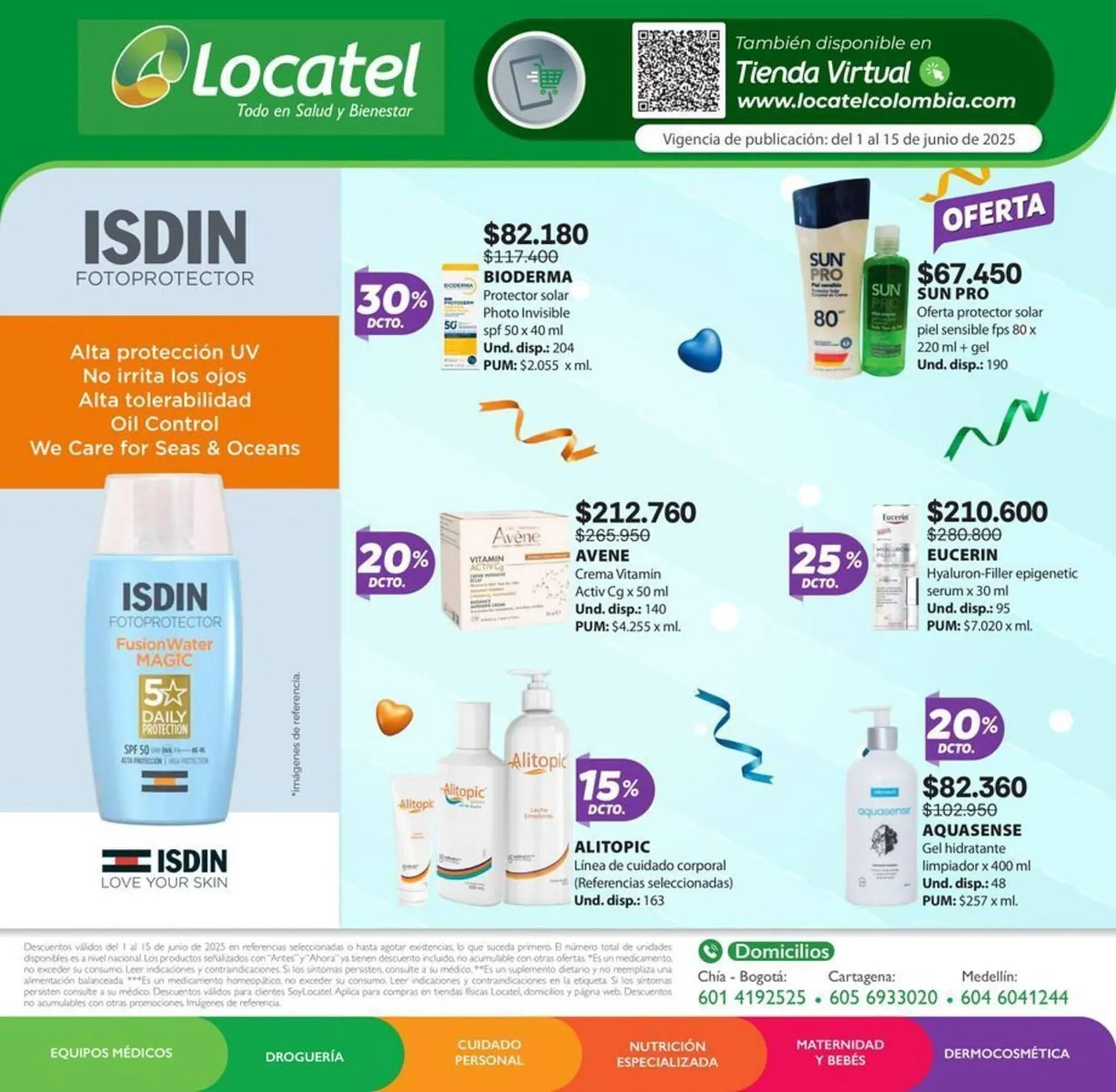 Catalogo de Catálogo Locatel 1 de junio al 15 de junio 2025 - Pag 1