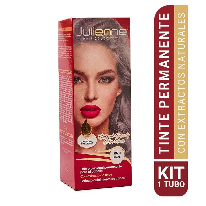 Tinte Julienne Tubo Plata 90.01