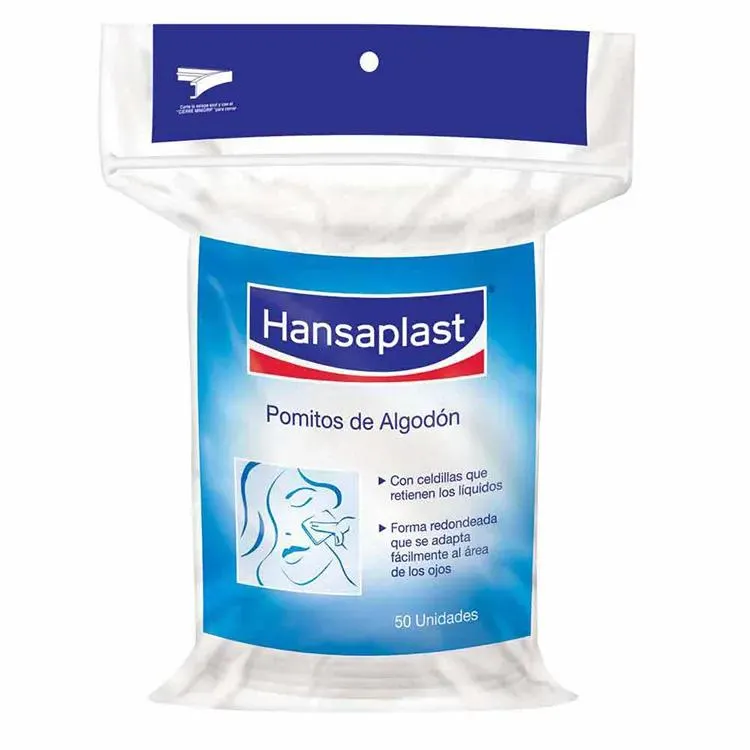 Hansaplast Pomitos De Algodon Bolsa Con 50 Unidades